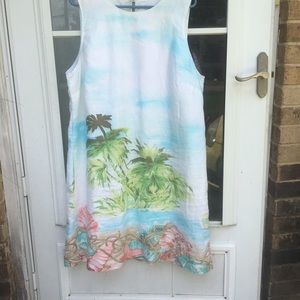 XL J Jill Love Linen Dress Bust 46”